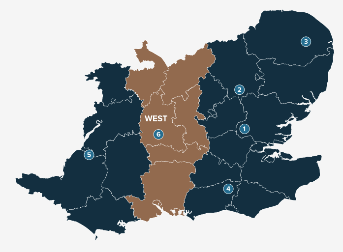 Map of offices, details below