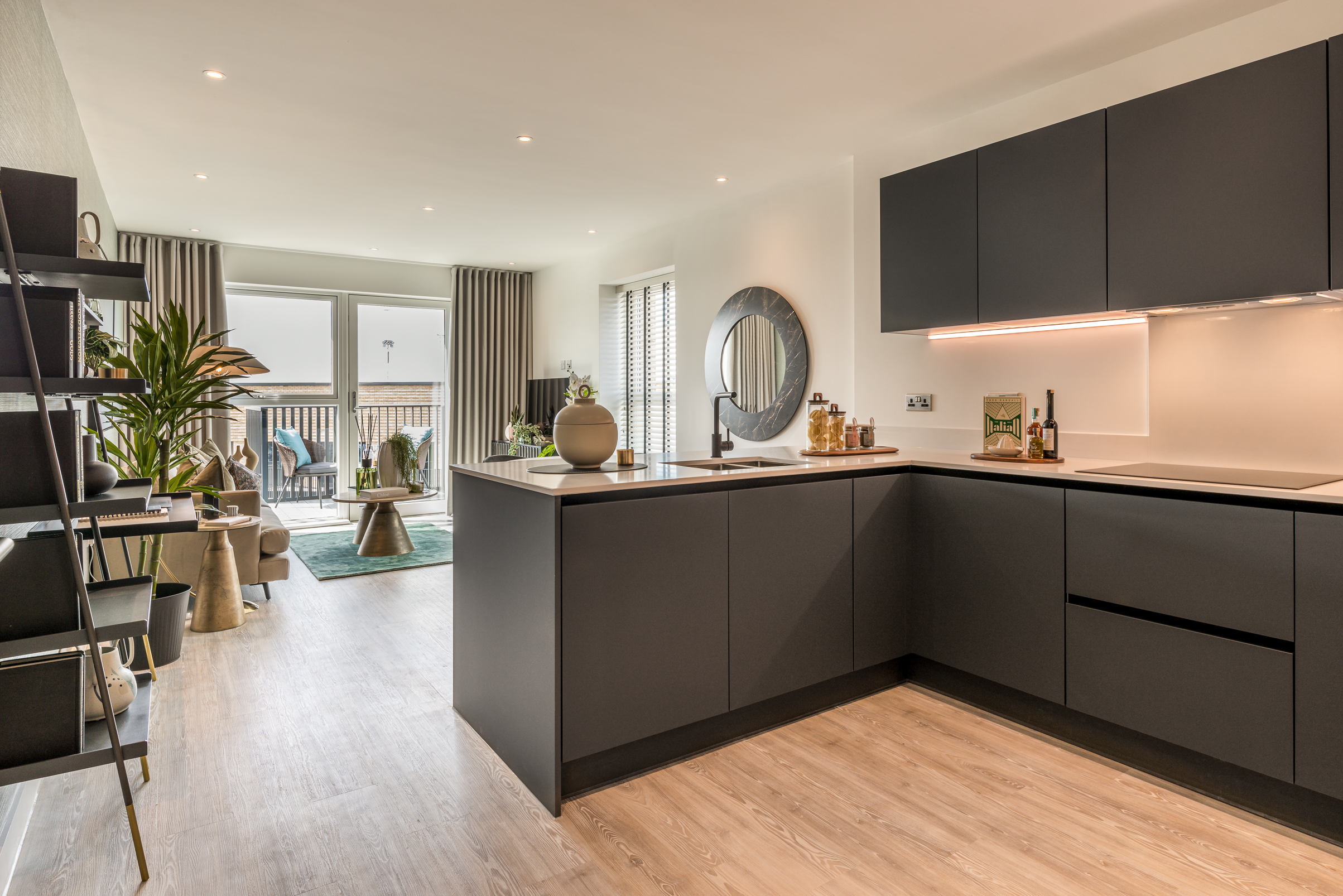 KBR - 2 bed - kitchen living