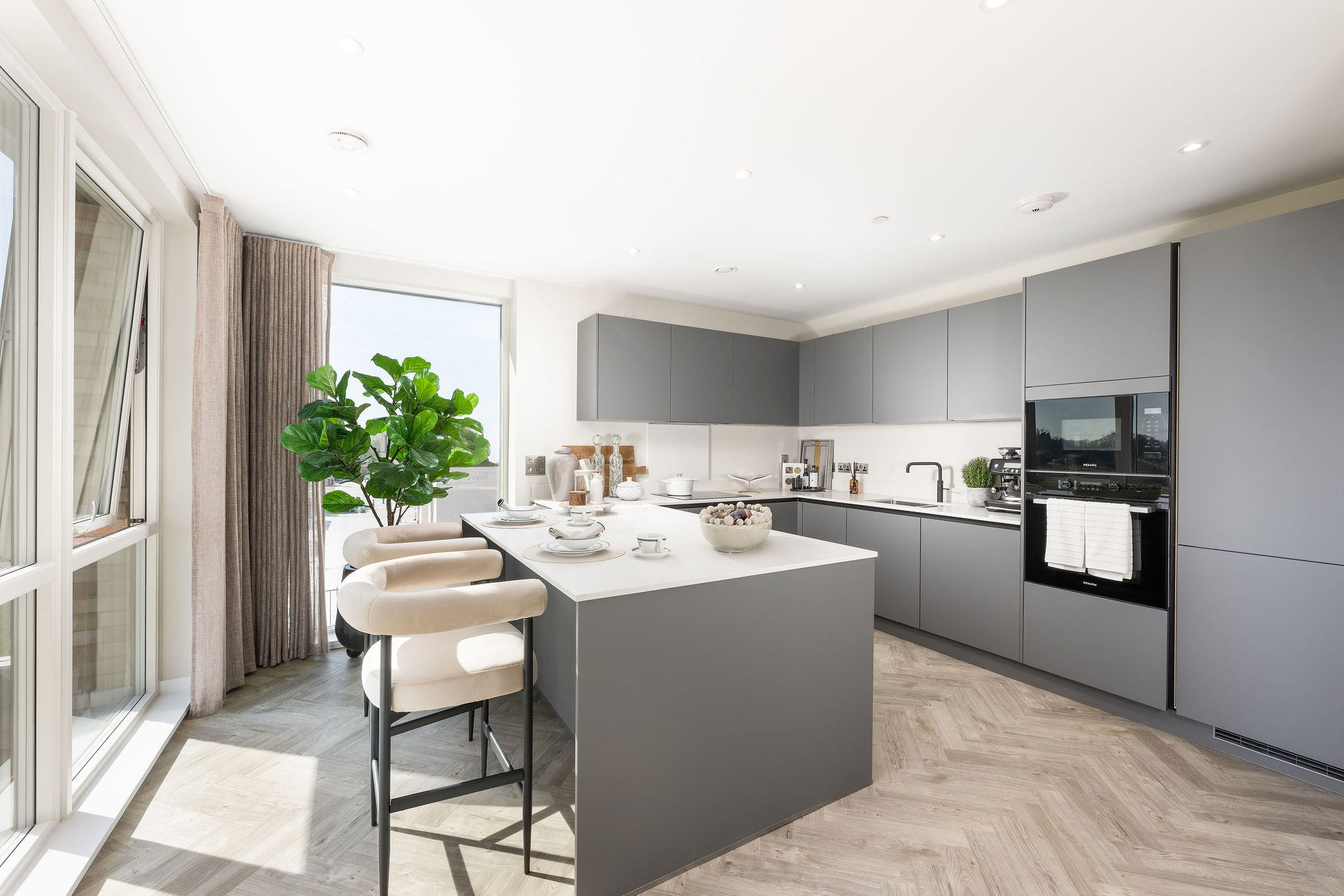 Penthouse Show Apartment - Kitchen