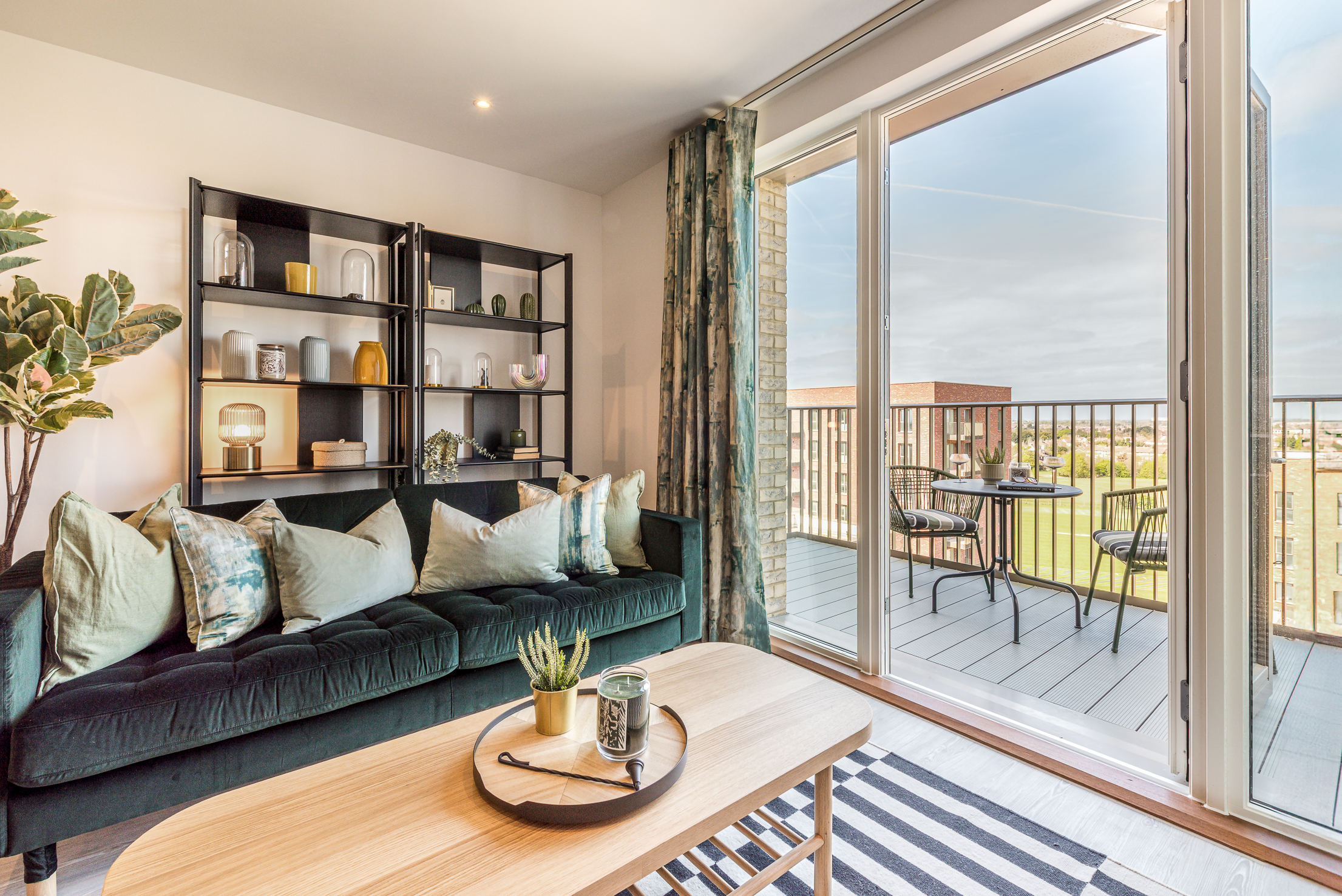 Lampton Parkside Living Room/ balcony
