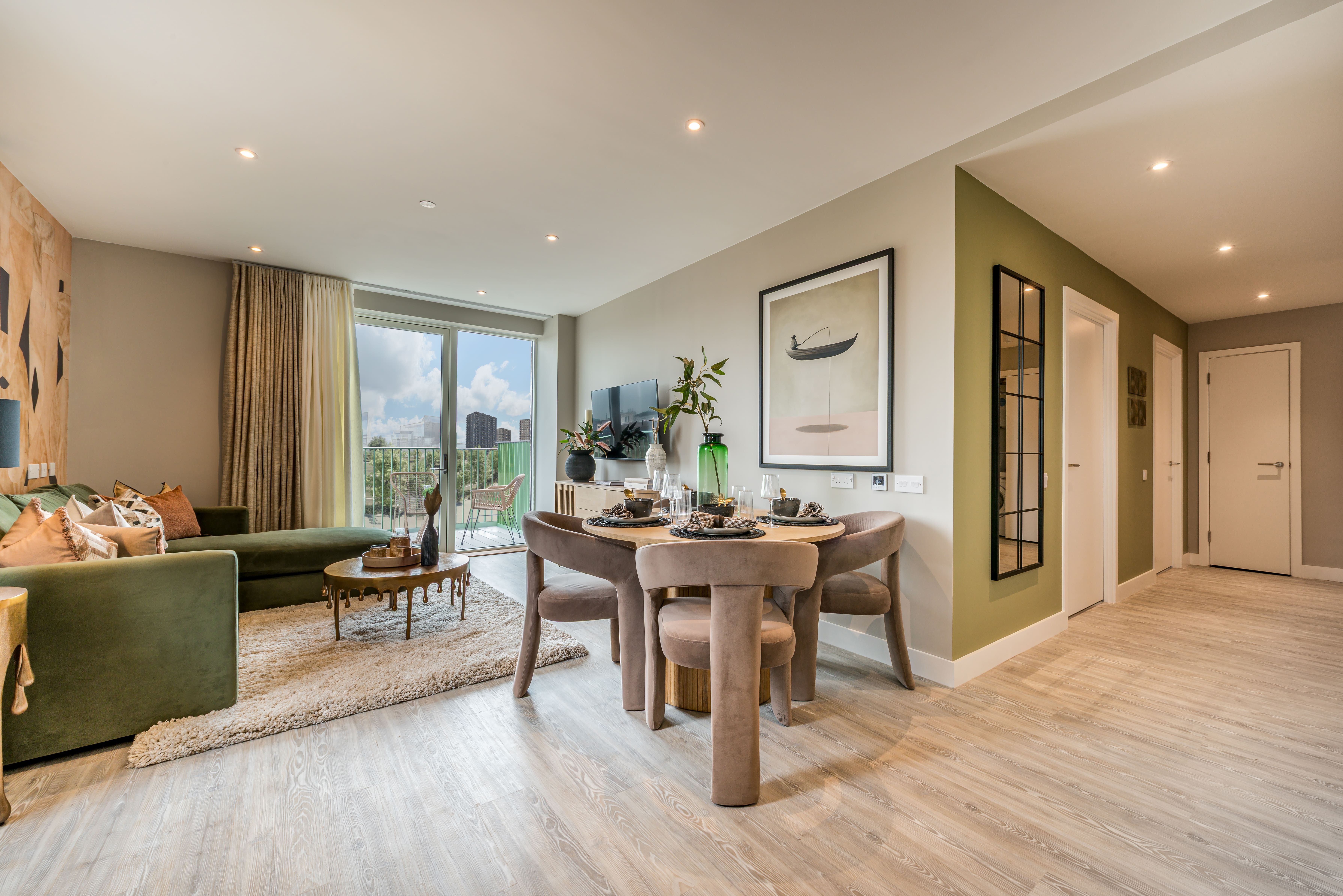 Living Room & Dining Room (indicitive view)
