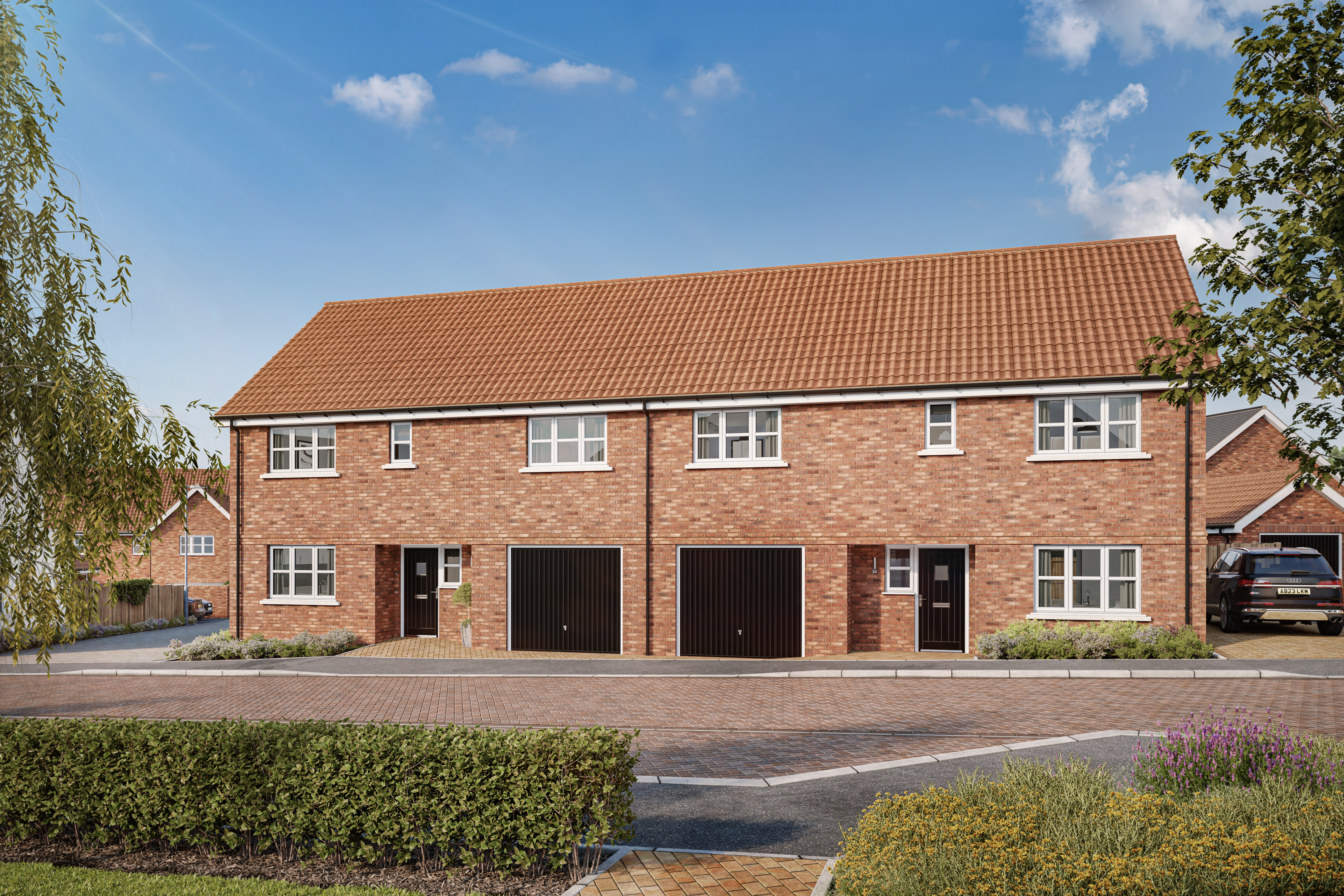 The Farmhouse CGI at Audley Green