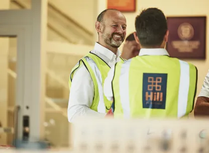 Construction managers onsite