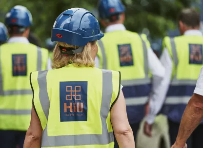 Women on site wearing Hill PPE