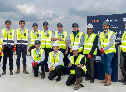 Westhorpe Gardens Topping Out 