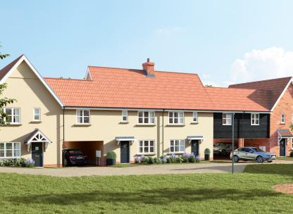 Chesterford Meadows - CGI - Plots 60-63