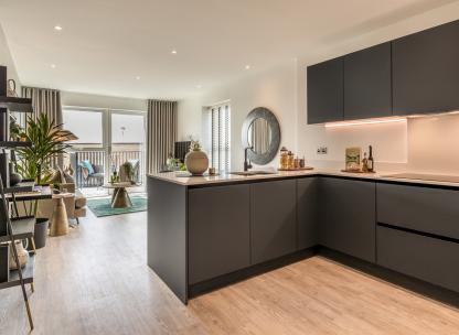 KBR - 2 bed - kitchen living