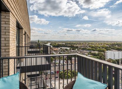 KBR - 2 bed - balcony view