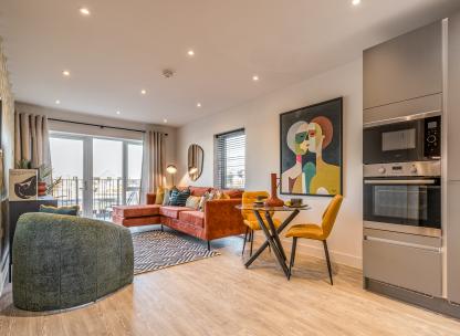Plot A12 - Kitchen / Dining / Living - The Franklin Building