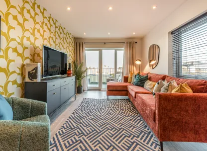 Plot A12 - Living Area - The Franklin Building