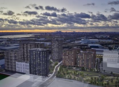 Dagenham Green Dusk Shot April 2025