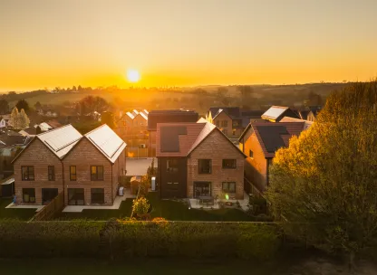 Hollymead Square Sunset