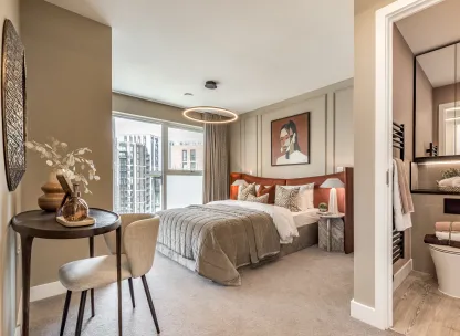 Principal Bedroom Wide Shot & ensuite