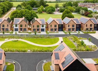 Hollymead Square - Drone Image