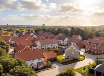 St Georges Place - Dusk Aerial View
