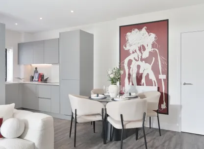 City Reach - Plot 6, 2 bedroom show apartment, Dining area
