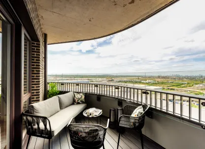 Dagenham Green, 2 bed show home, Balcony
