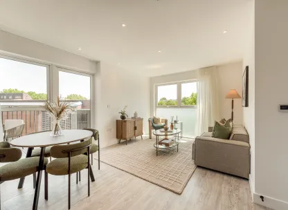 Kew Bridge Rise, Apartment 105, Wren House, 2-Bedroom, Dining & Living
