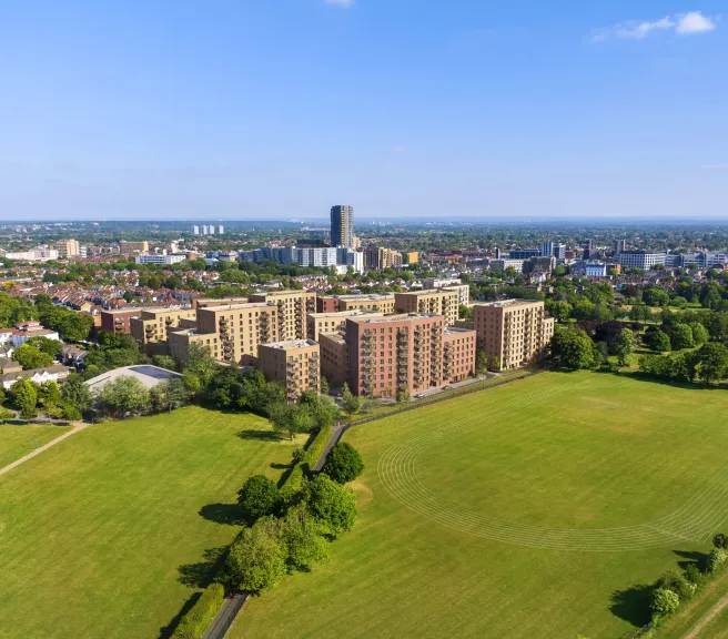 Lampton Parkside birds eye view