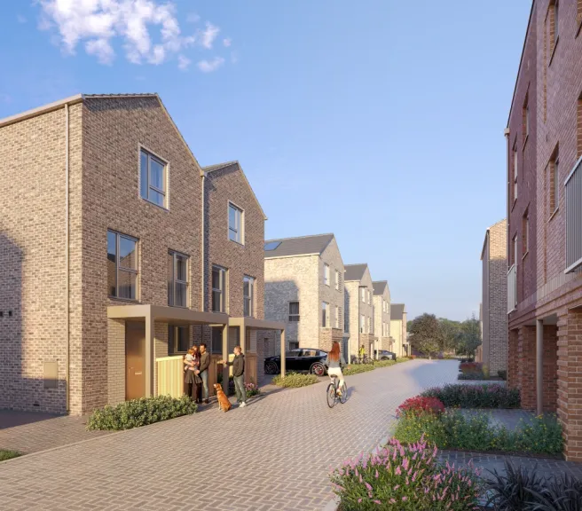 Hartmere Street Scene CGI 