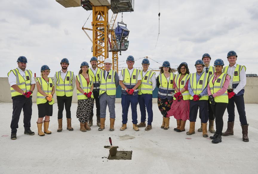 Lampton Parkside topping out