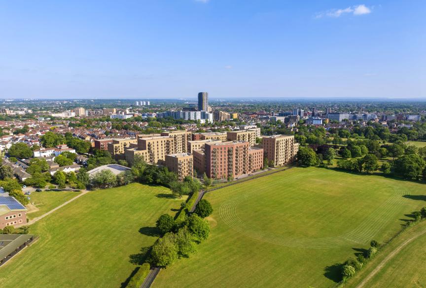 Lampton Parkside Drone CGI