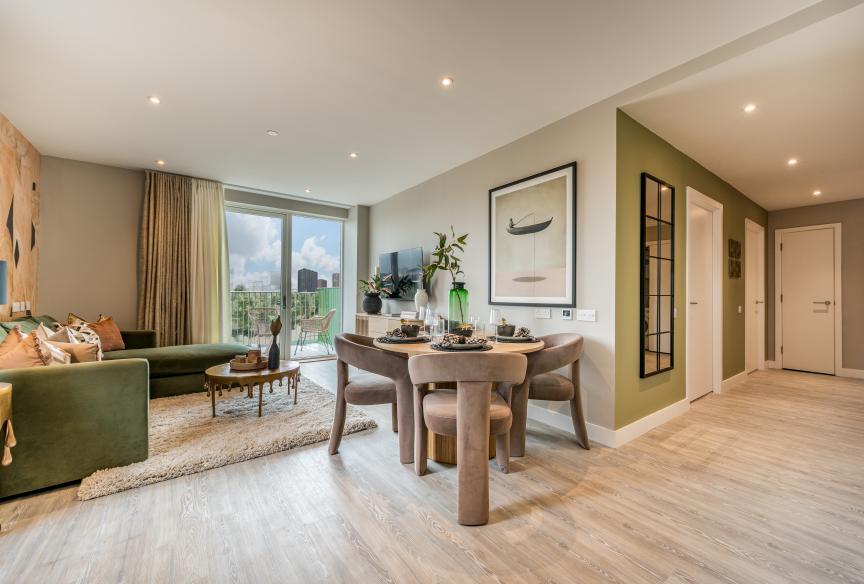 Dagenham Green - Apartment 865 living room indicative view