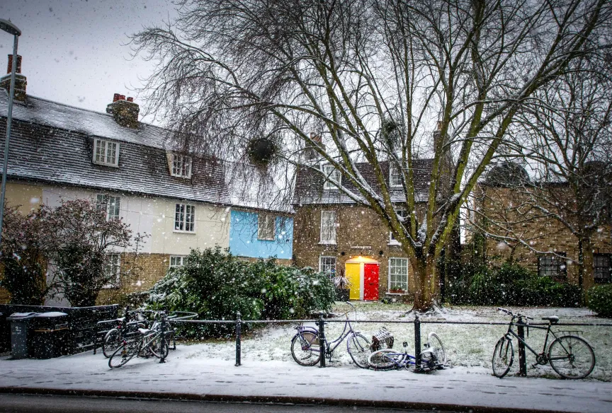 Cambridge in winter