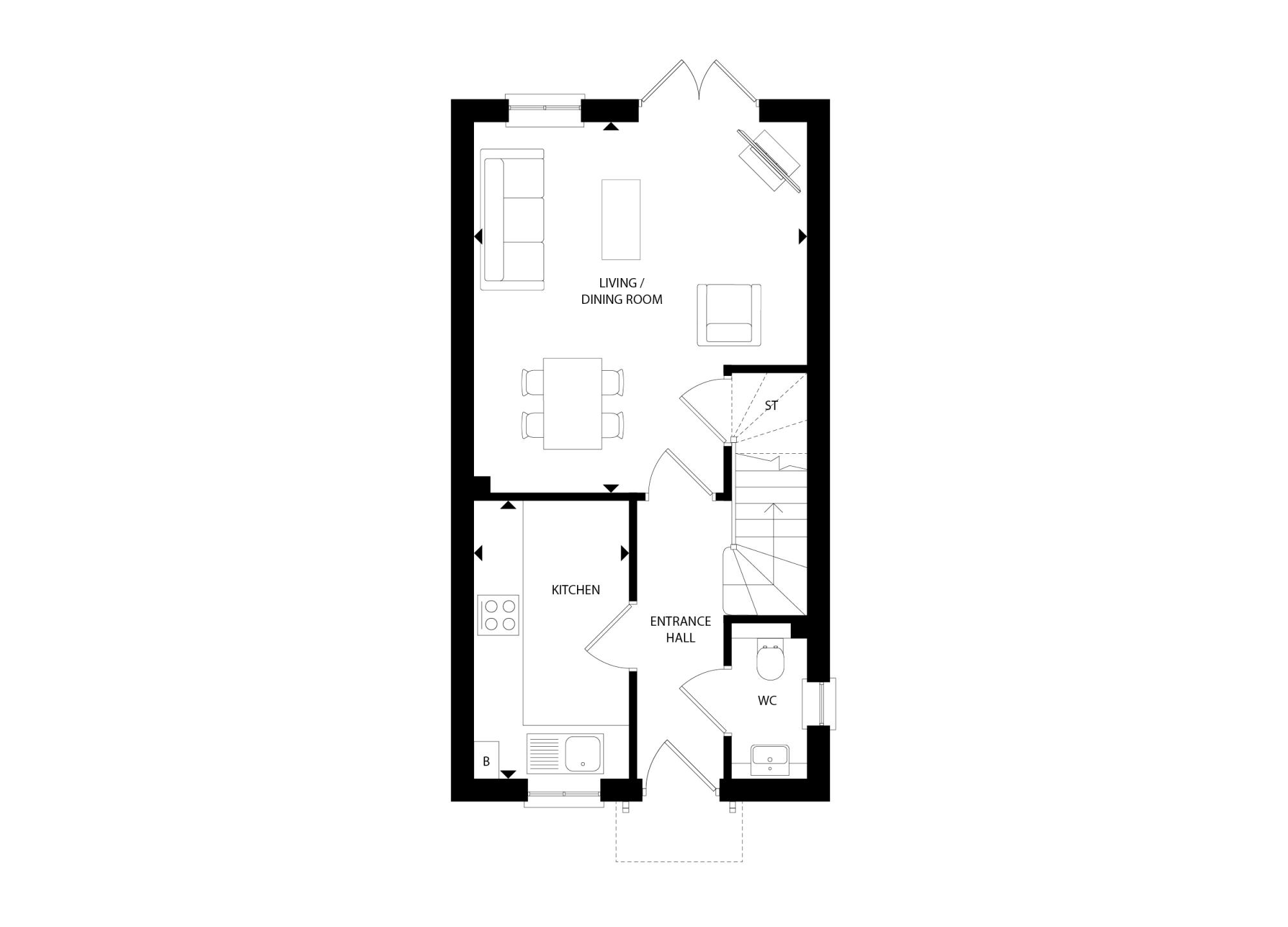 Rayners Green The Willow Ground Floor
