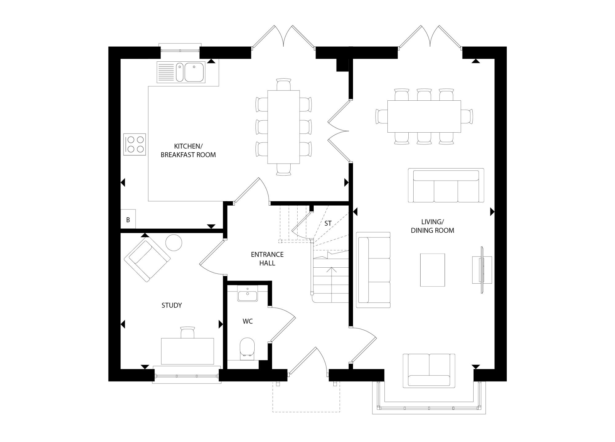 Rayners Green The Chestnut Ground Floor