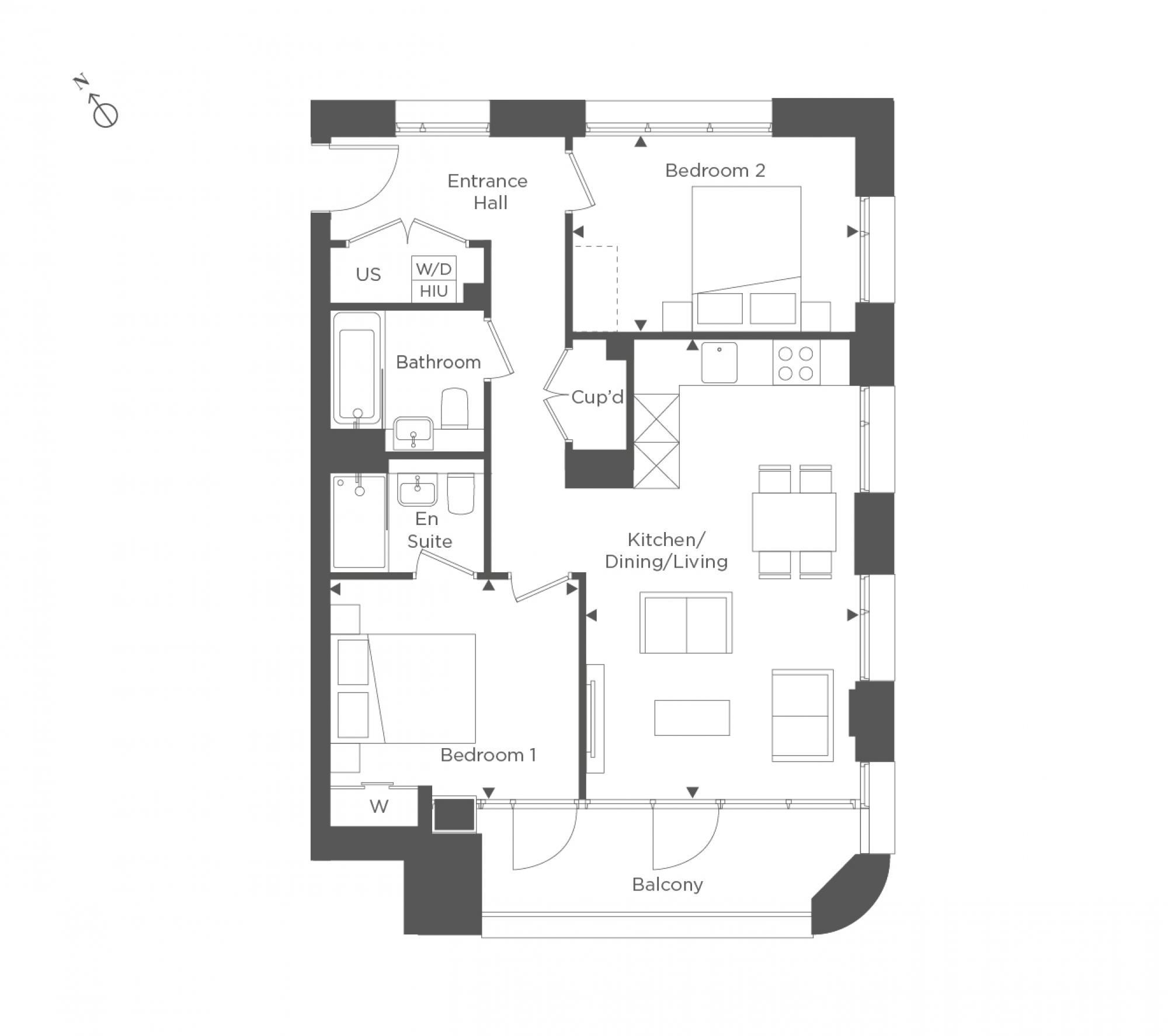Floorplan for plot 101