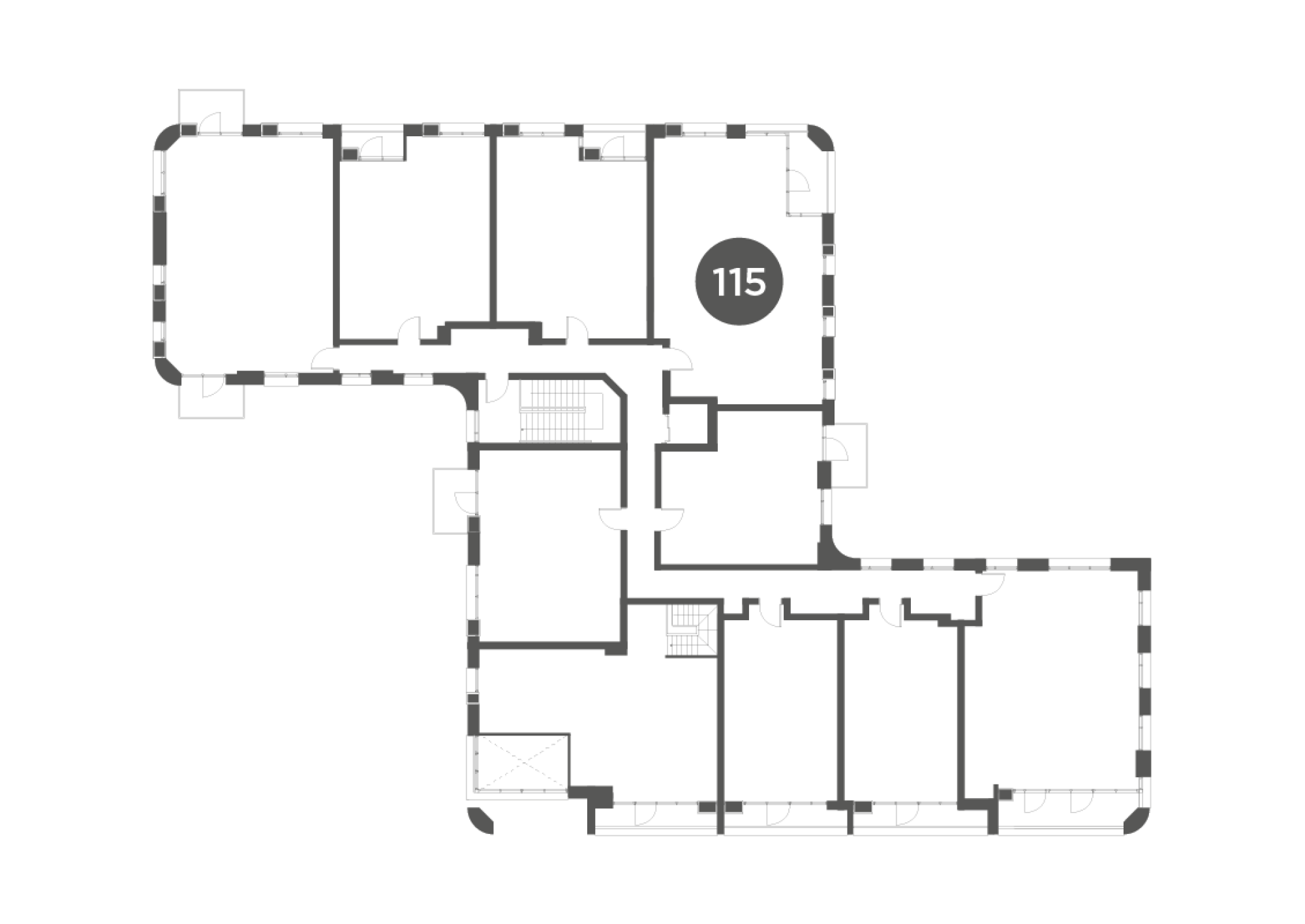 Plot locator 115