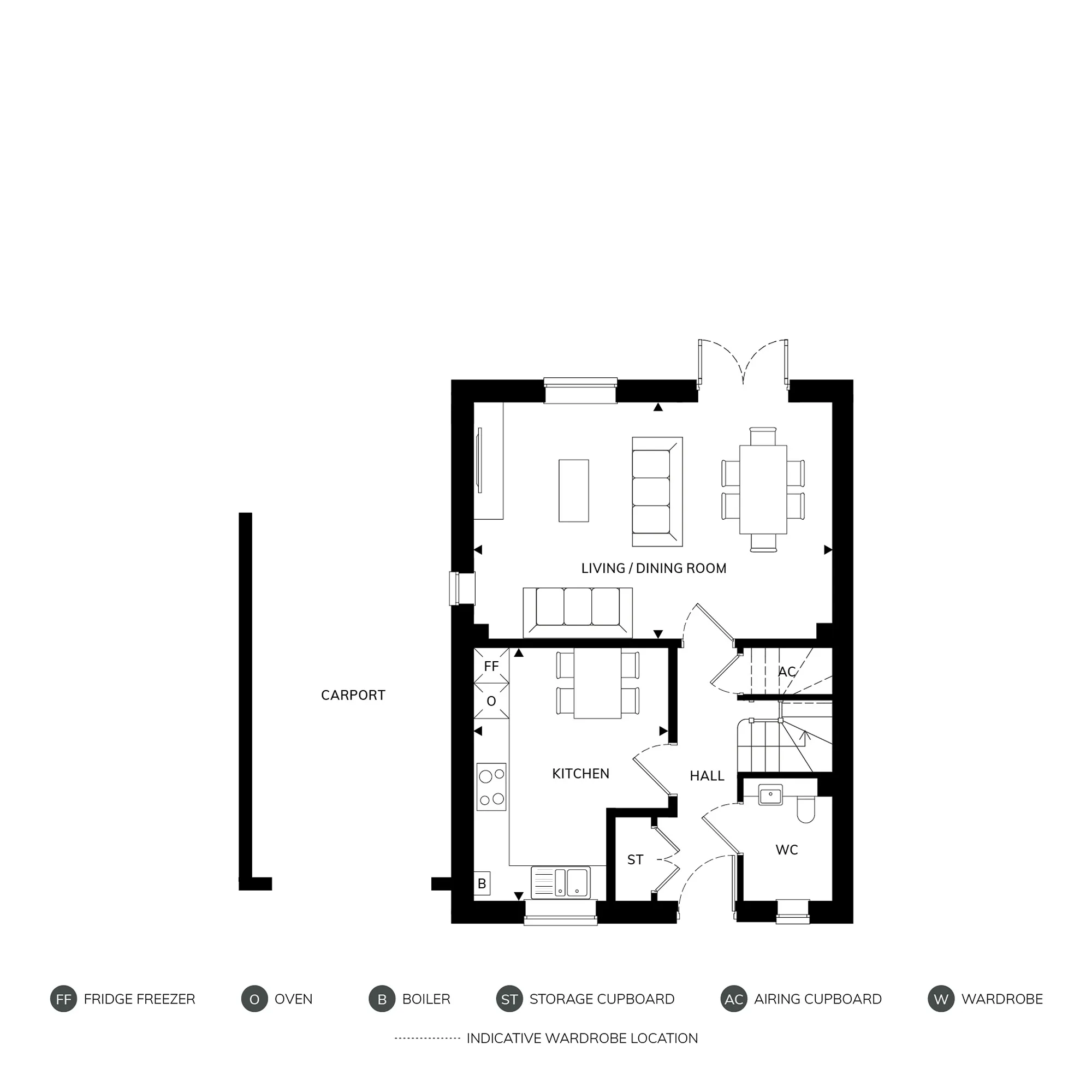 The Nevile Ground Floor plans