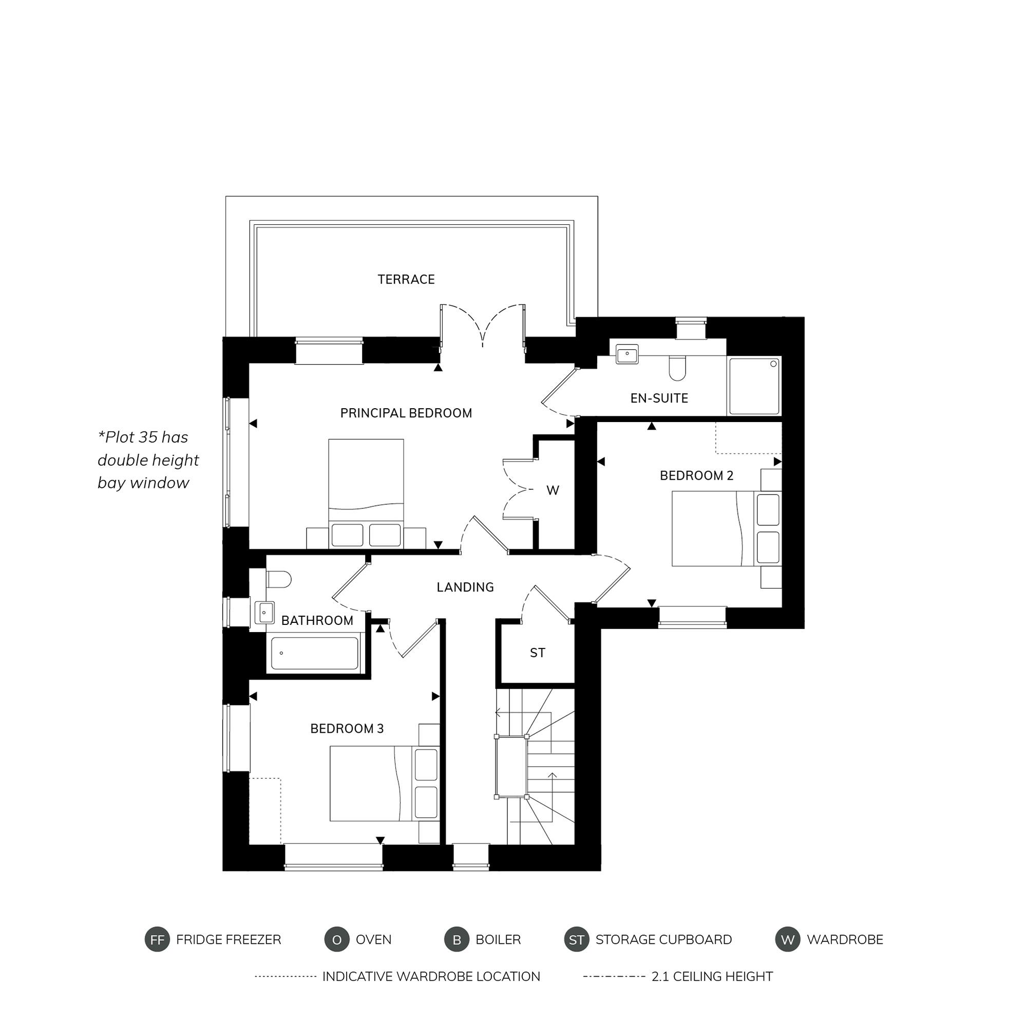 Trinity Gate Sidgwick First Floor plan