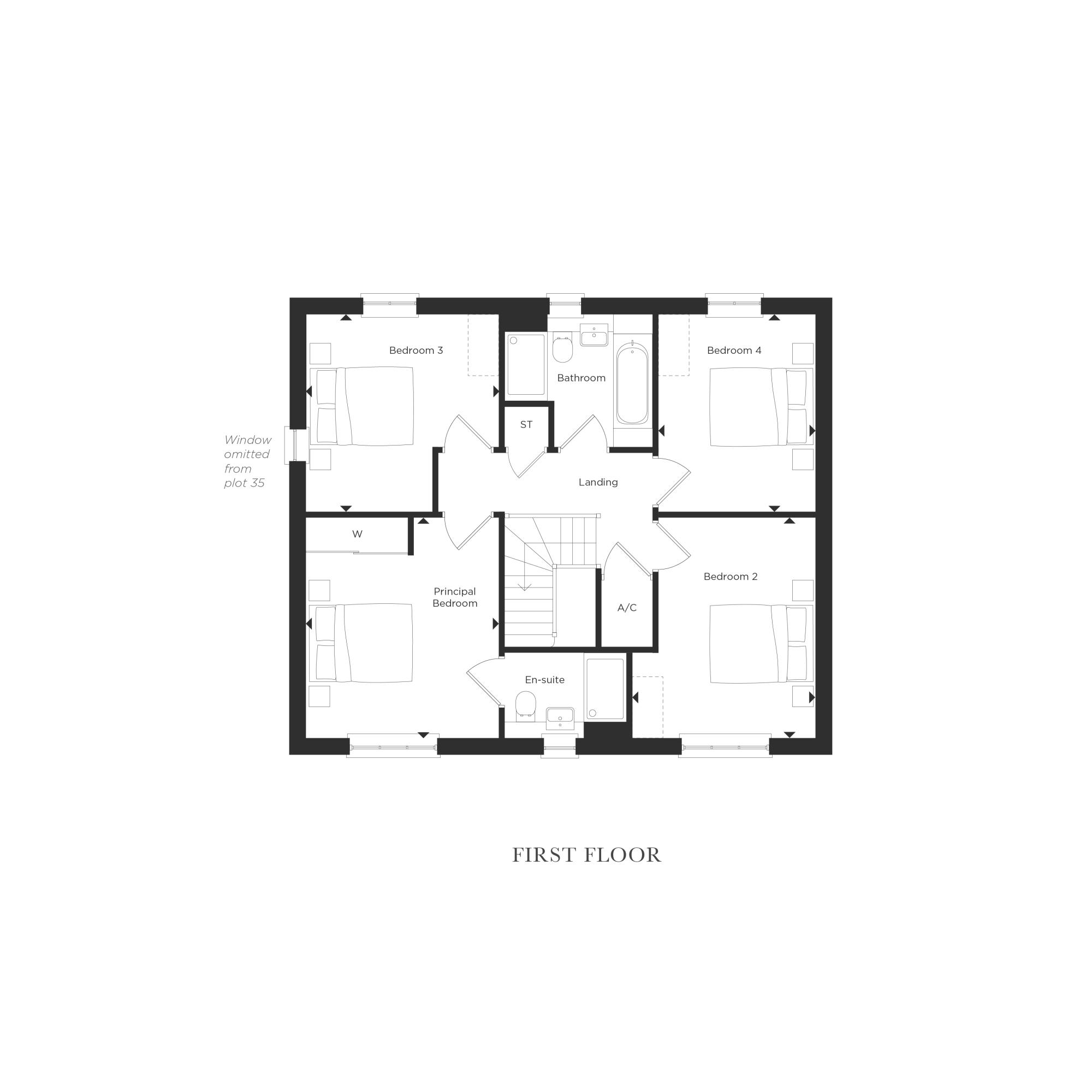 Rayners Green Floorplans Hornbeam B 