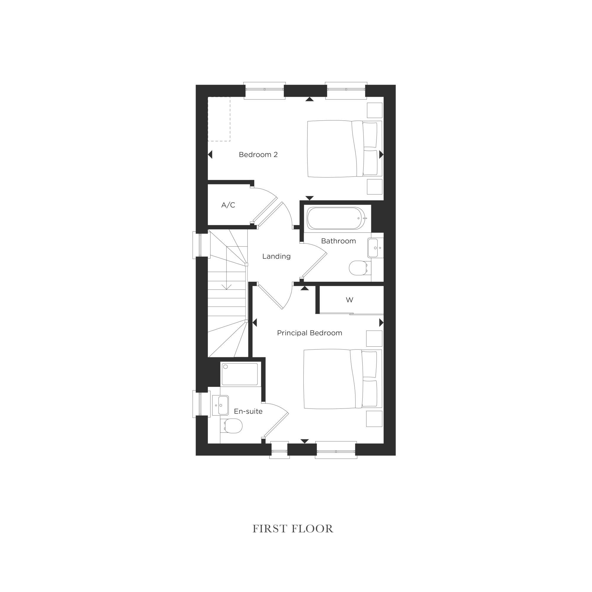 Floorplans Willow B 1st