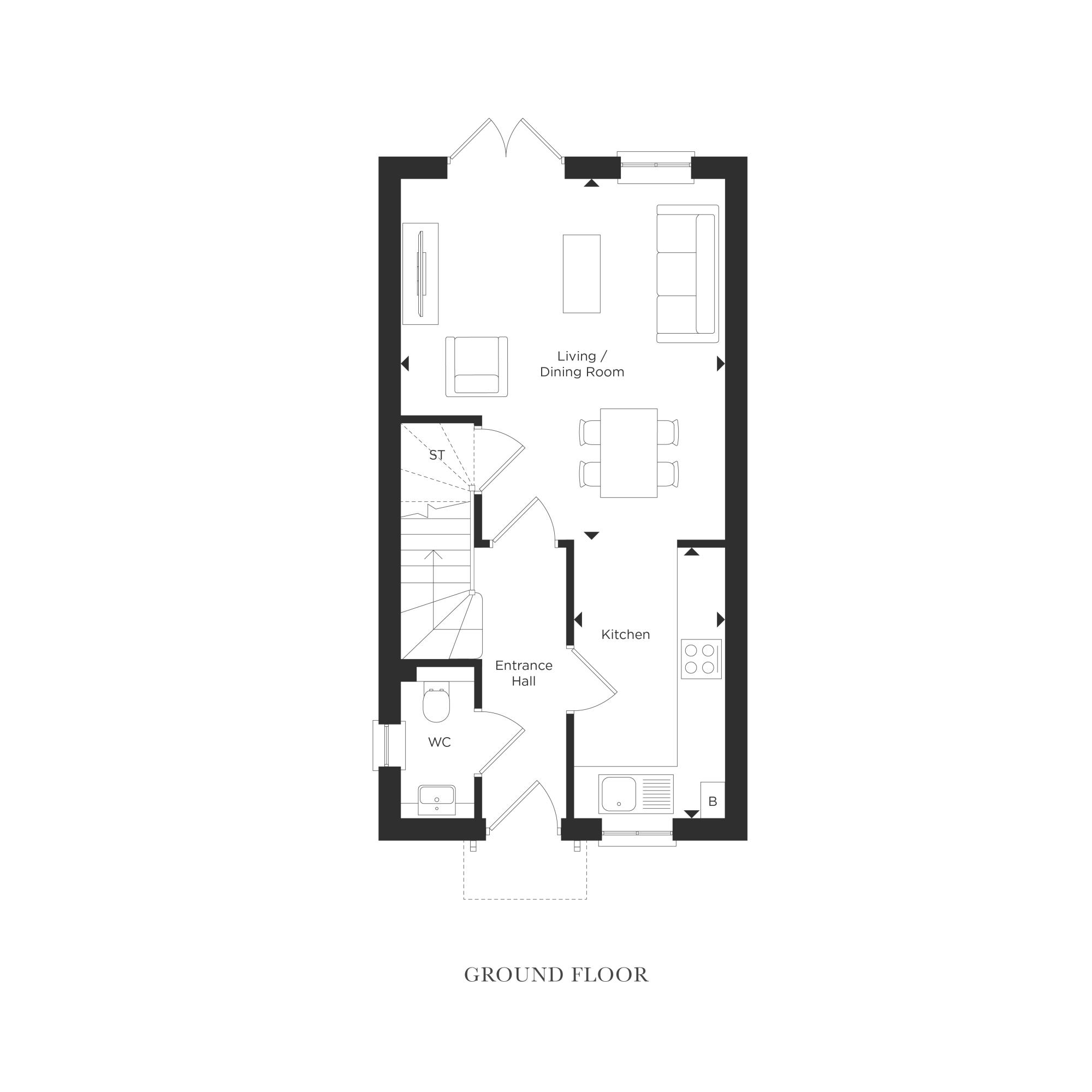 Floorplans Willow B Ground