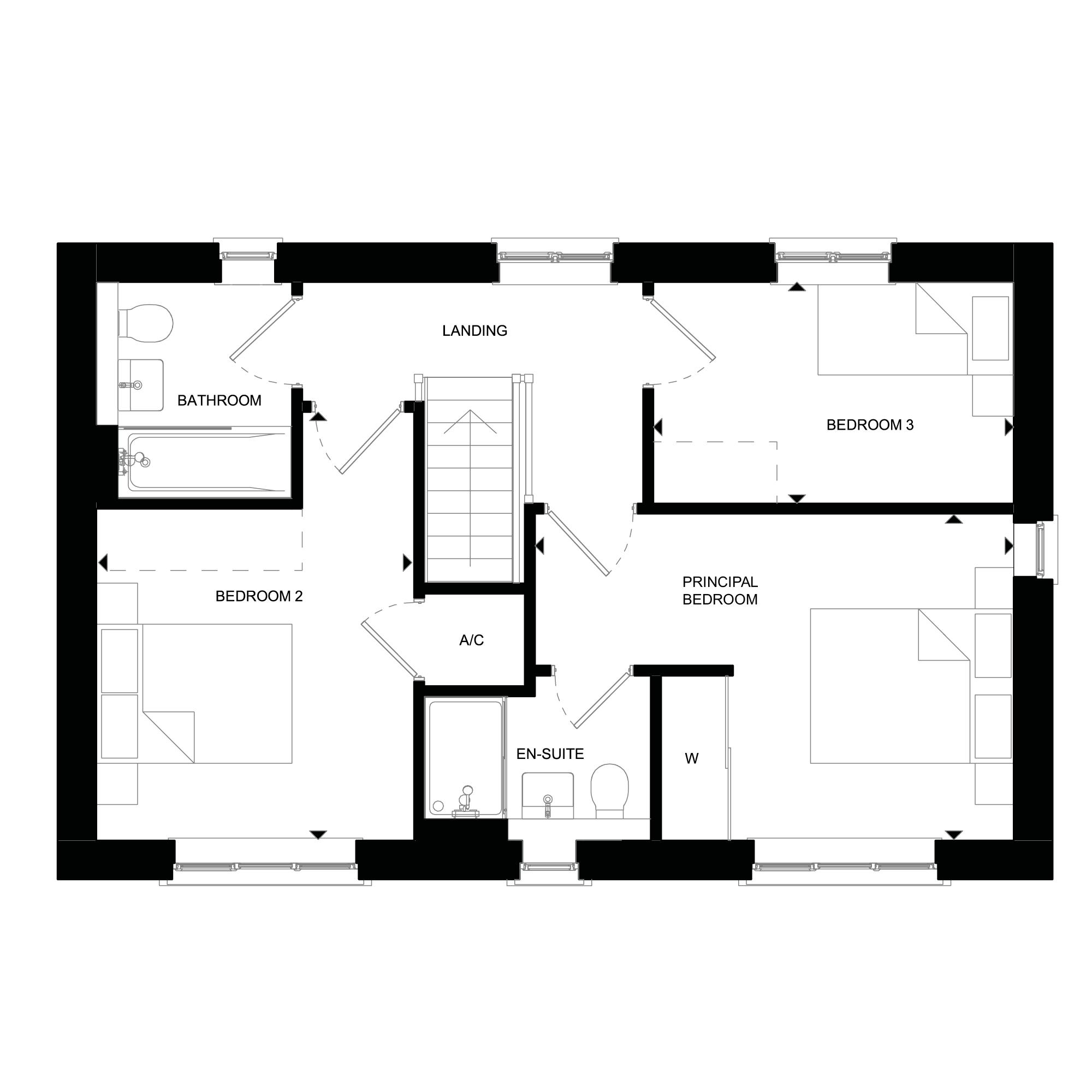 The Ely - FF Floorplan