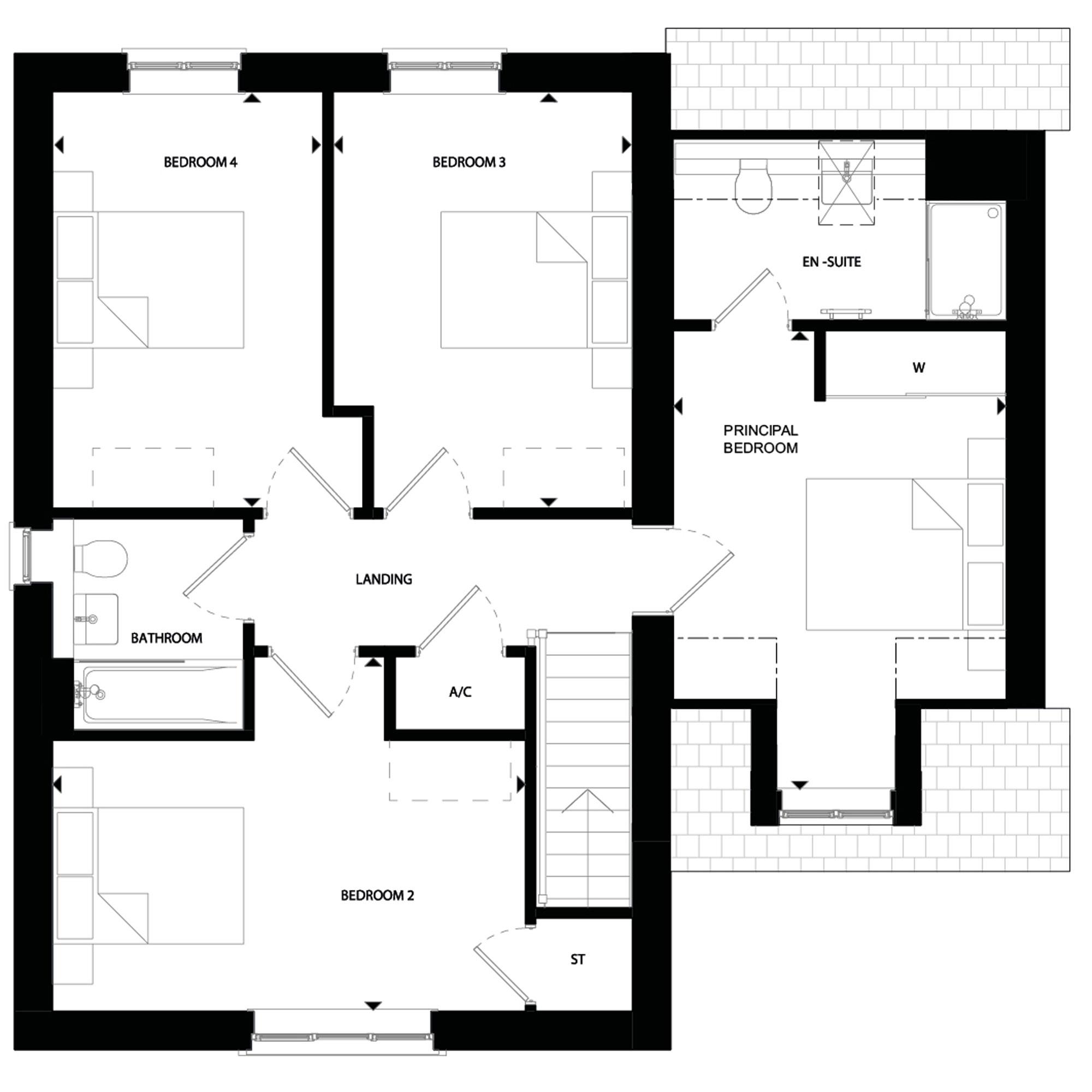 The Mapletoft - First Floor Floorplan