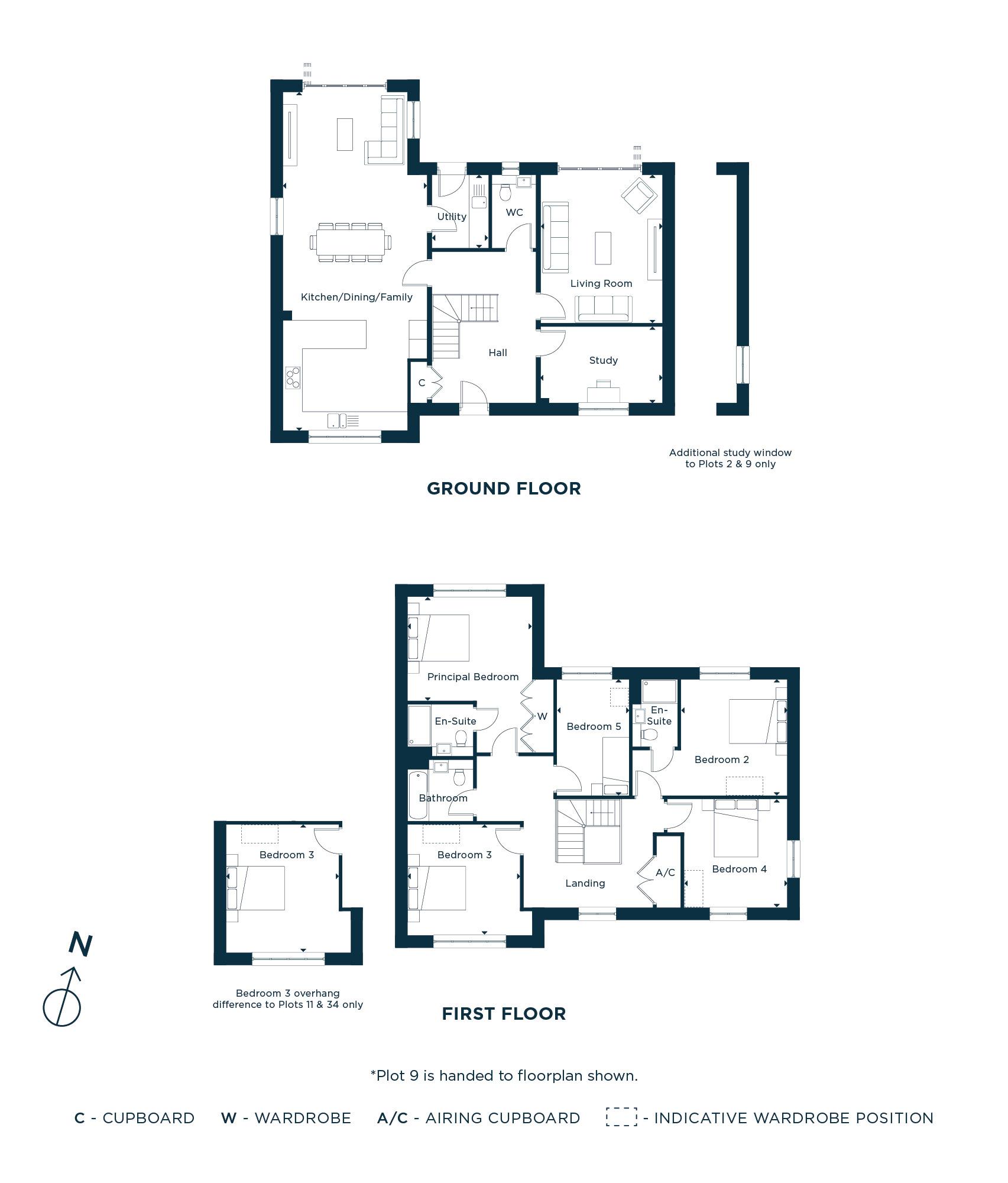 The Sage - GF & FF Floorplans