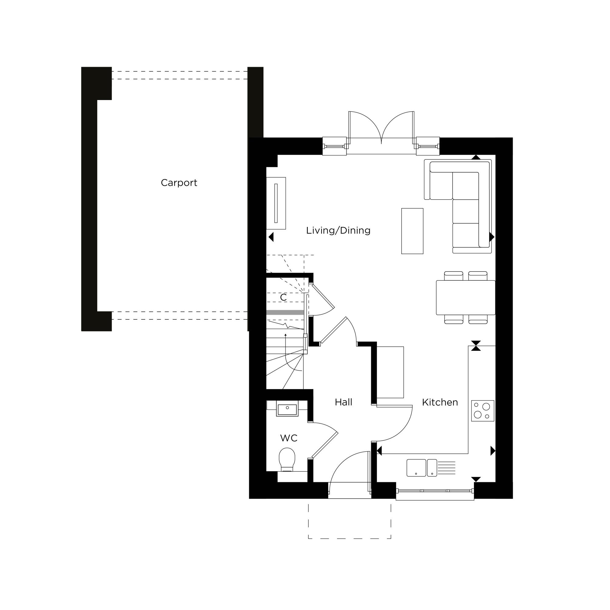 The Beacon, Plot 9 at Hartley Acres Ground Floor