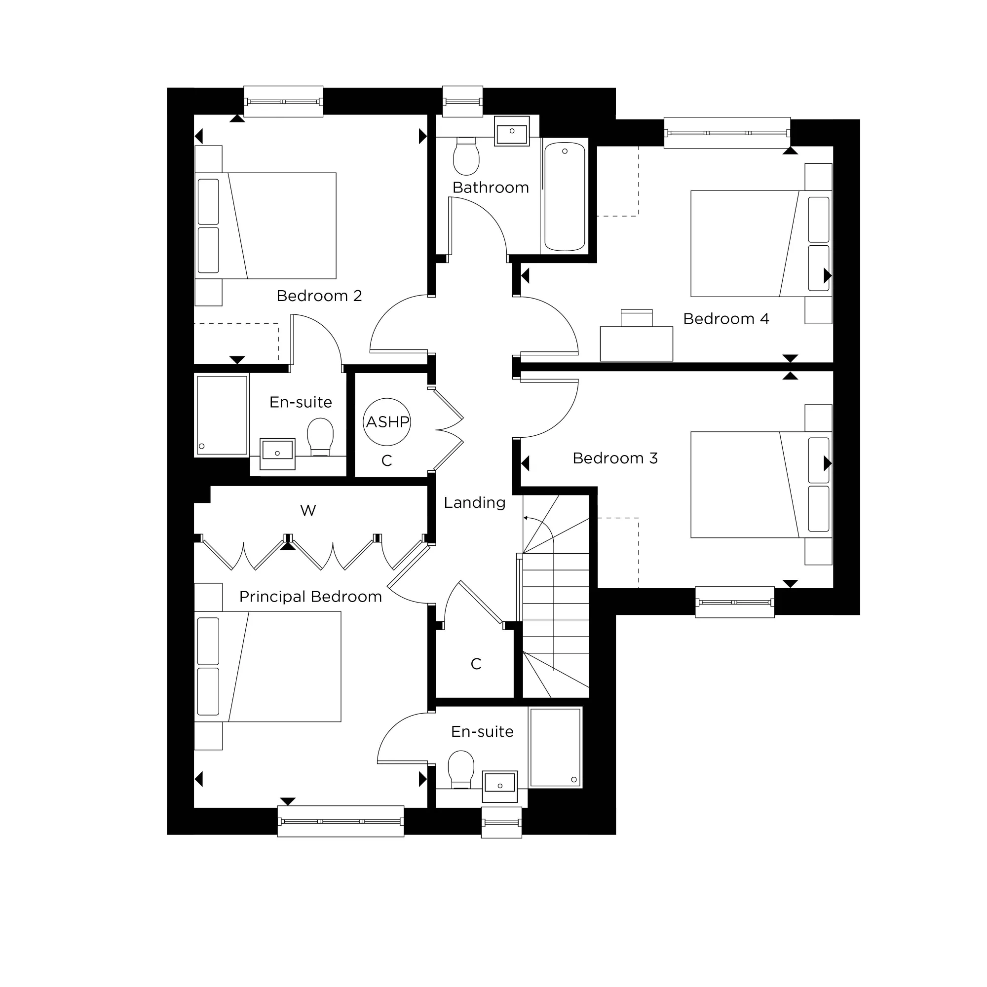 The Brook at Hartley Acres Plot 35, 156 First Floor