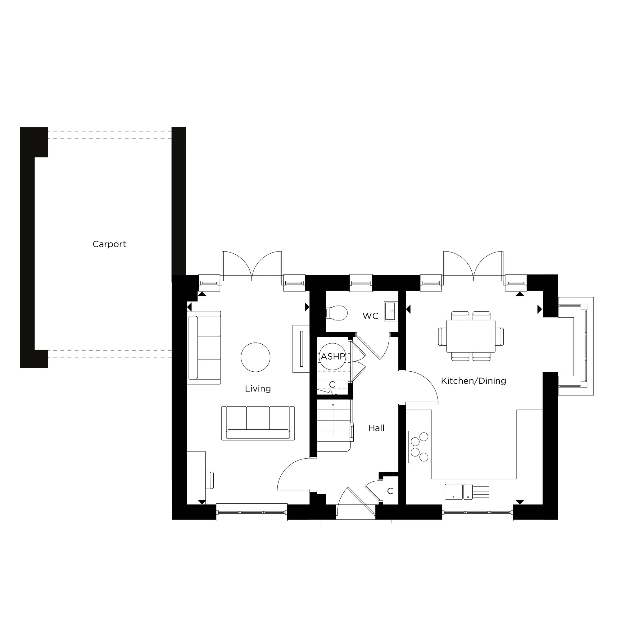 The Eden at Hartley Acres Plot 81 Ground Floor