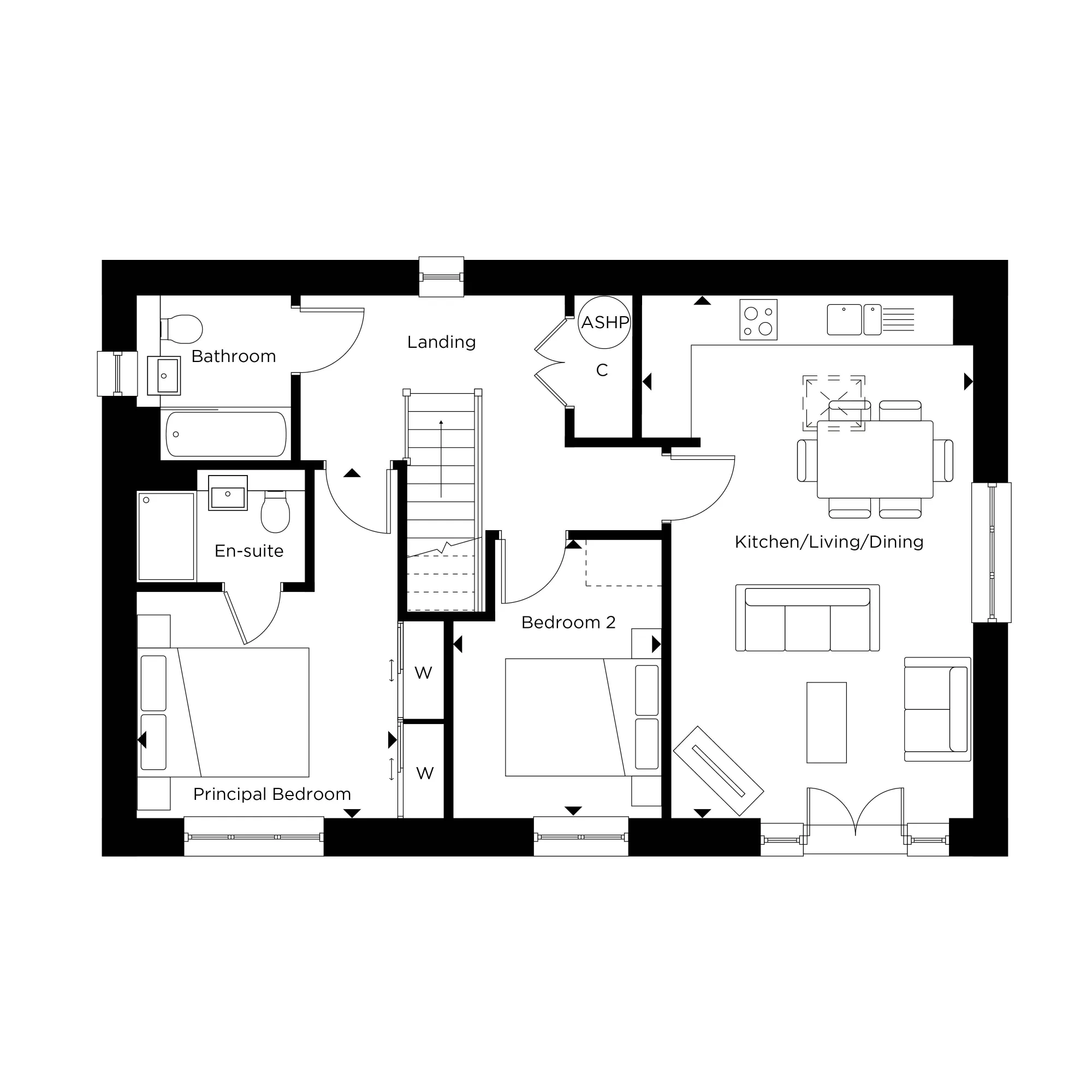 The Furth Plot 87 First Floor at Hartley Acres