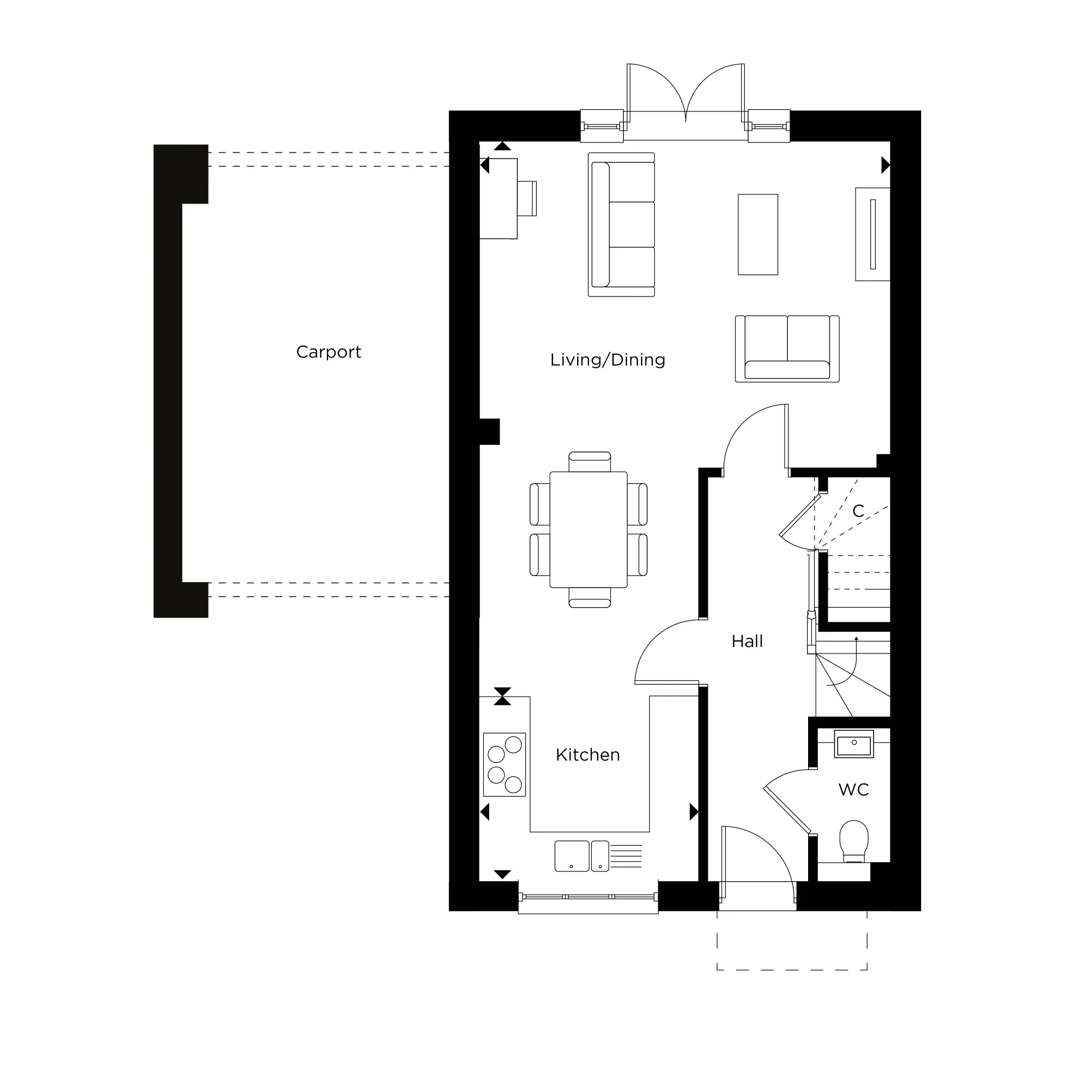 The Lewis at Hartley Acres Plot 16 Ground Floor