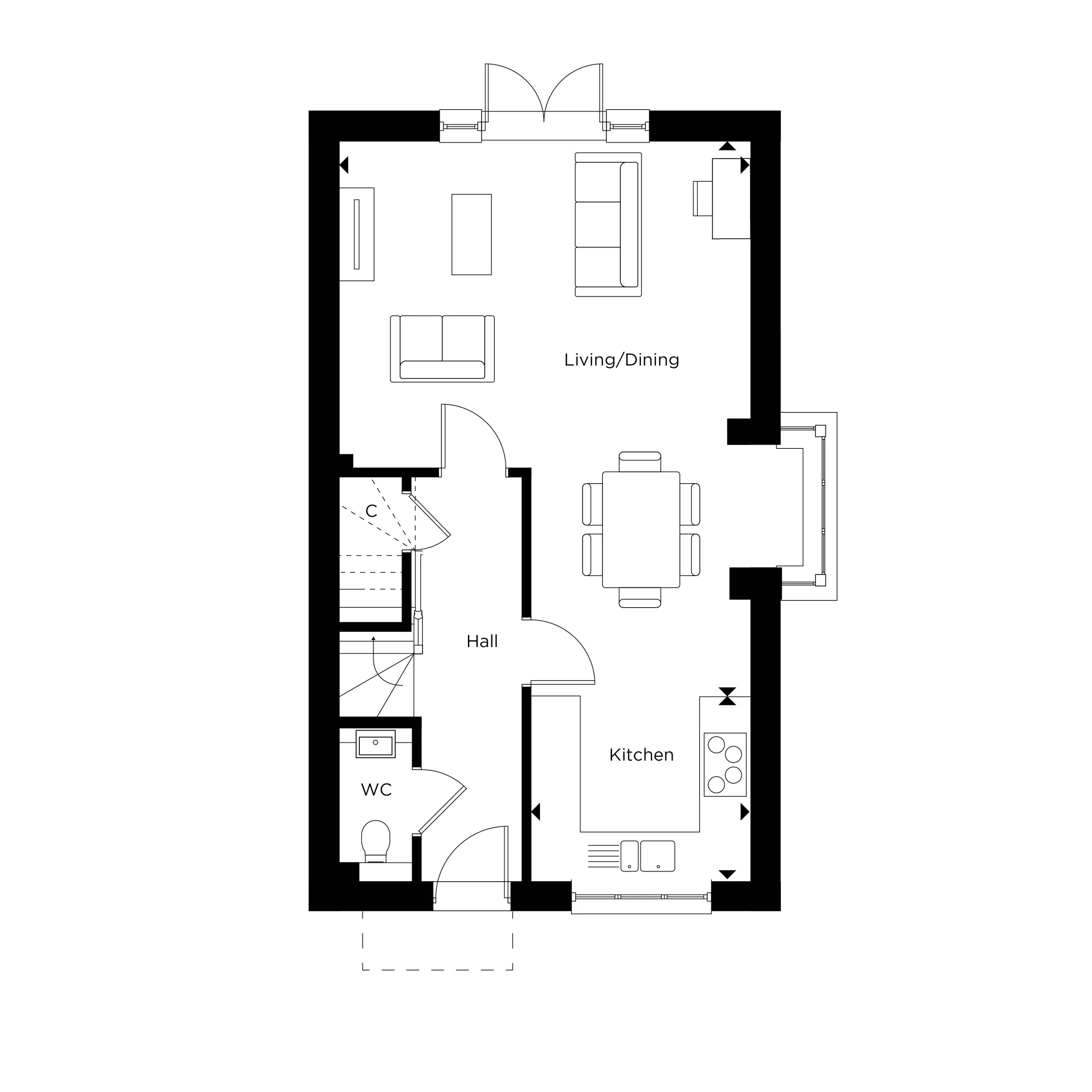 The Lewis at Hartley Acres Plot 72 Ground Floor