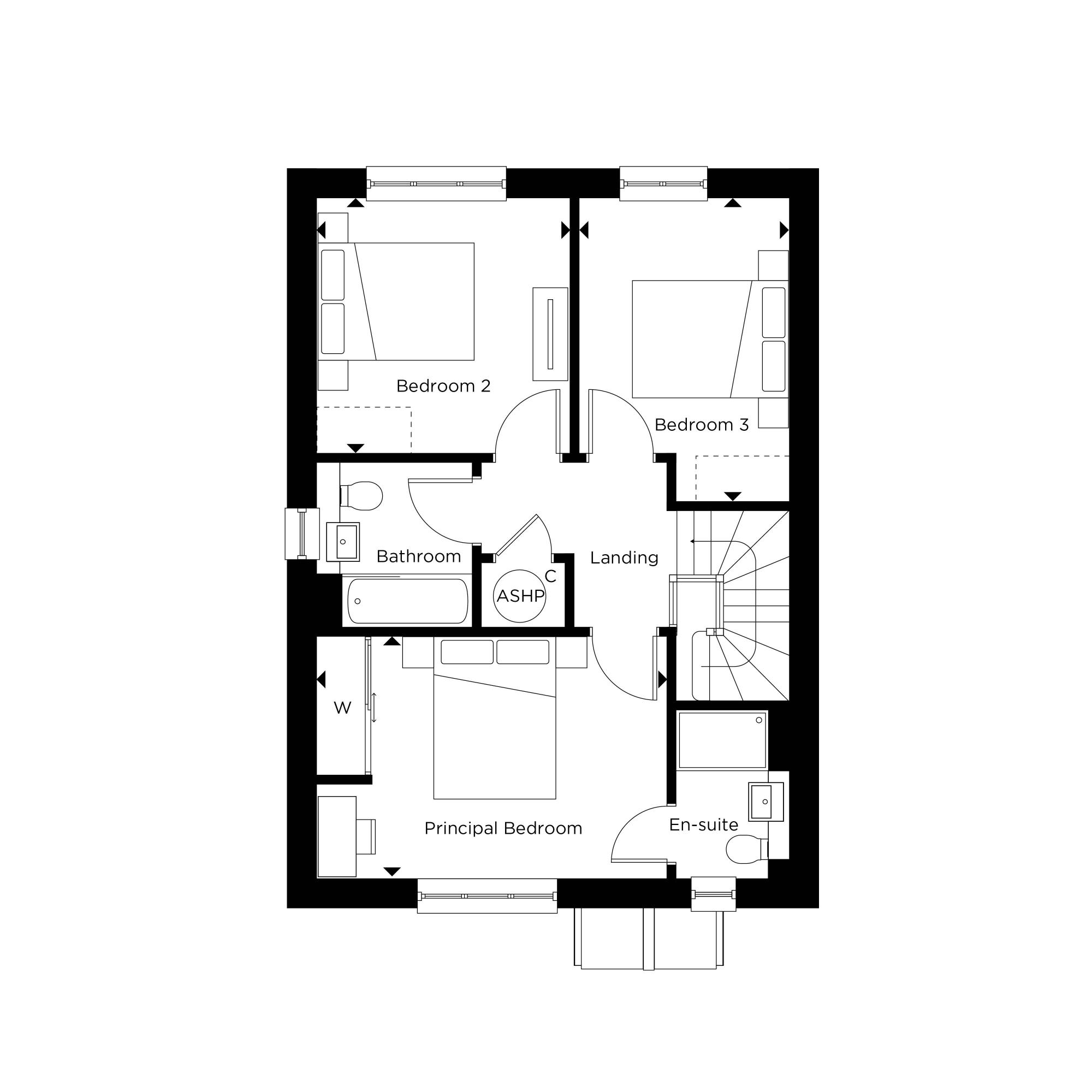 The Willow Plots 23, 43, 64 First Floor