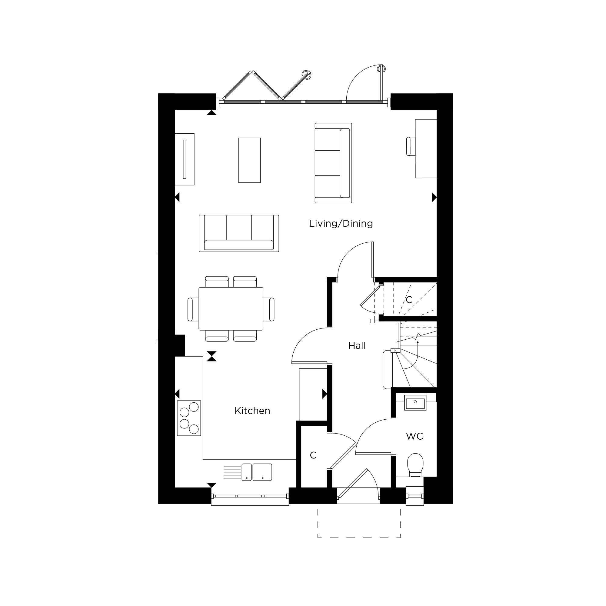 The Willow Plots 23, 43, 64 Ground Floor