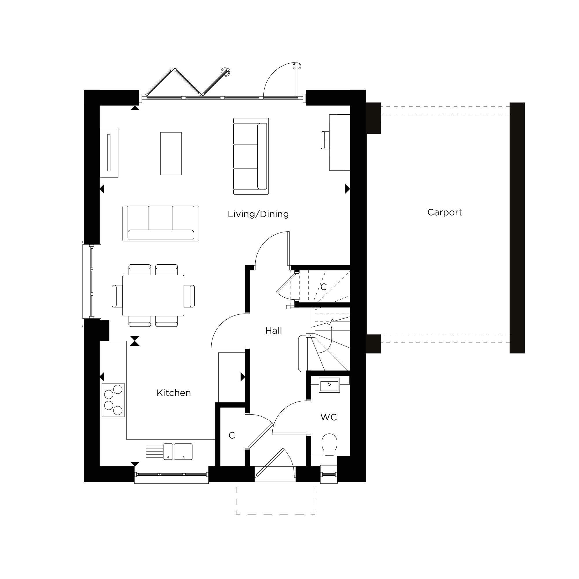 The Willow Plots 29 and 170 at Hartley Acres Ground Floor