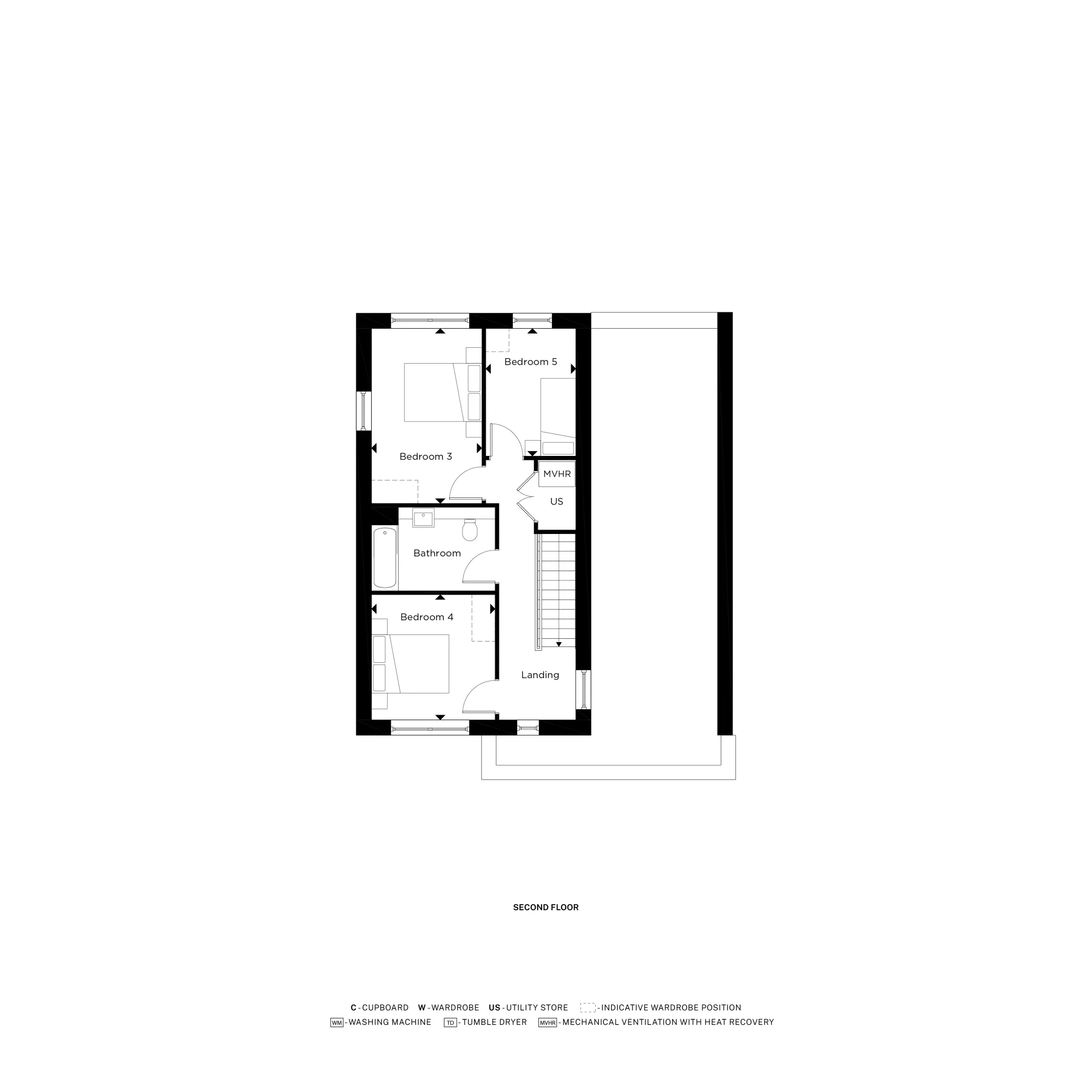 The Walker at Canalside Quarter Plot 84 Second Floor